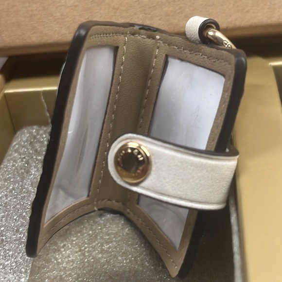 COACH Wallet & Key Ring Picture Frame Charm In Signature Leather NIB - Picture 4 of 12